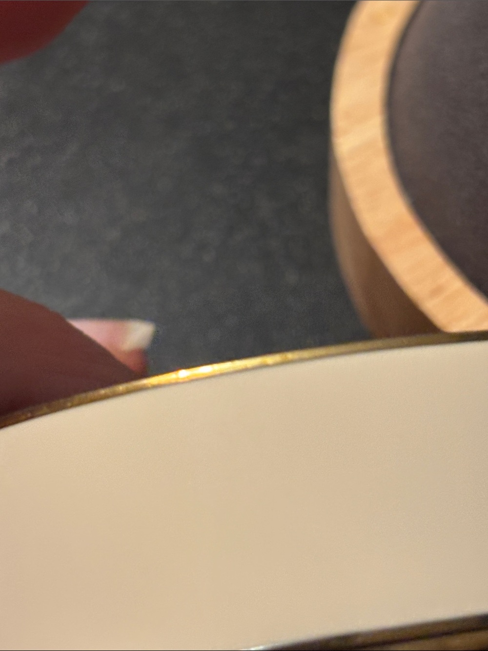 C. Wonder Gold Tone and Cream H-Accent Enamel Cuff Bracelet - Picture 11 of 17